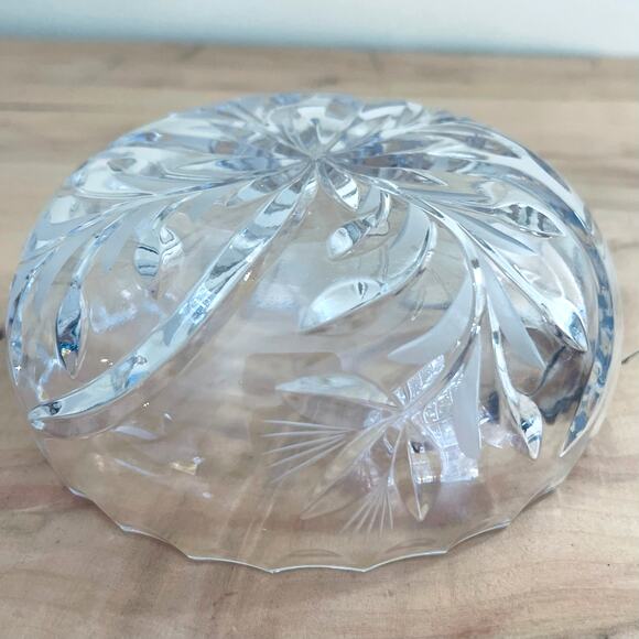 Antiq ABP American Brilliant Cut Glass Bowl Thistle Flower Starburst 1910 - Picture 7 of 14